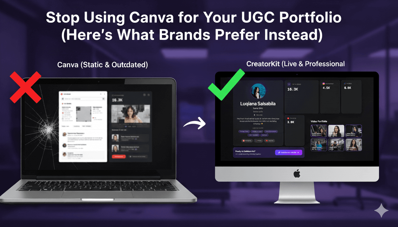 Stop Using Canva for Your UGC Portfolio (Here's What Brands Prefer Instead)