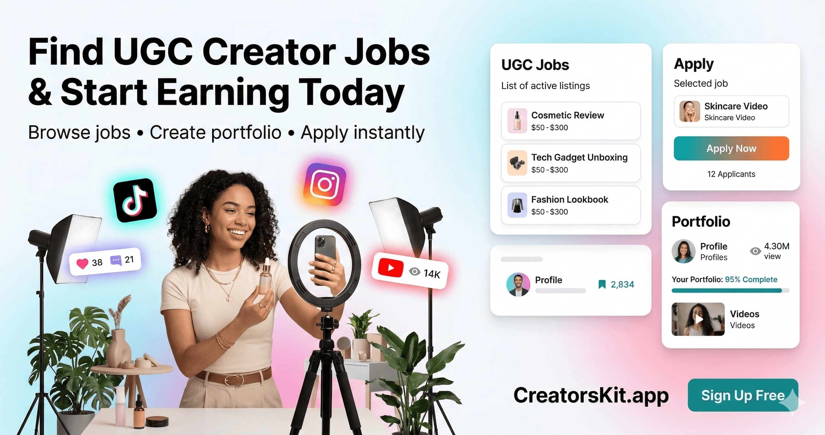 UGC Jobs: The Complete Guide to Finding, Landing & Scaling Paid UGC Work (2026)